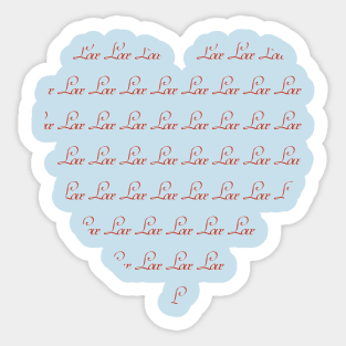 heart full of love Sticker